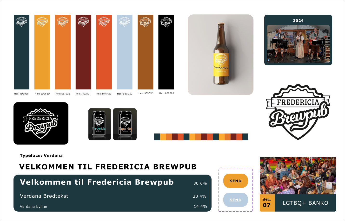 Den færdige styletile for Fredericia BrewPub